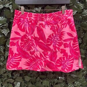 Juicy Couture Pink Floral Mini Skirt